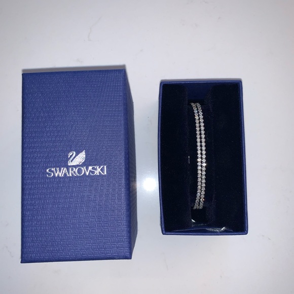 Swarovski CZ Sliding Tennis Bracelet - Picture 1 of 5